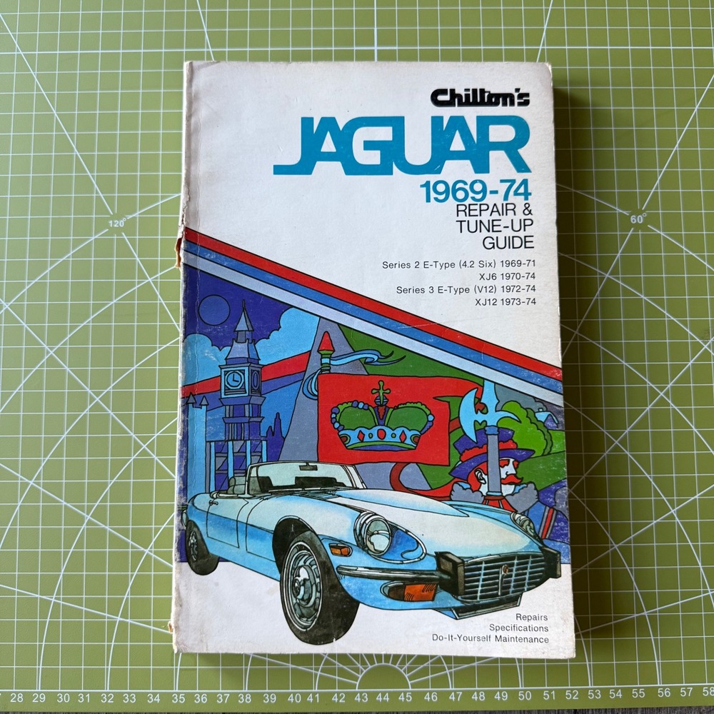 Chilton Jaguar 1969-74 Repair Tune-Up Guide E-Type XJ6 XJ12 Manual 0801959985